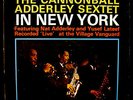 THE CANNONBALL ADDERLY SEXTET IN NEW YORK • MG VINYL JAZZ ALBUM-PRESTIGE #RLP404