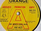 JOHN MILES ONE MINUTE EVERY HOUR / HOLLYWOOD QUEEN ORANGE PROMO COPY EX SOUL