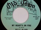 BILLY BLAND: My Heart’s On Fire US Old Town Northern Soul 45 NM Hear