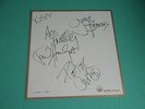 KISS 1970s Victor Promo Autographed Signed Sheet Japan for The Originals