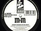 M&M ?– Don't Stand In My Way,Suburban Base Records ?'SUB BASE 002, Vinyl 12