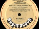 Man Parrish Featuring Freeze Force Boogie Down (Bronx) Vinyl Single 12inch