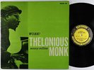 Thelonious Monk & Sonny Rollins - Work LP - Prestige - PRLP 7169 Mono DG RVG
