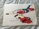 original anime cel  (anime cel action comics figure)
