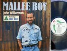 John Williamson ORIG OZ LP Mallee boy EX ’86 Festival Signed RML53221 Country