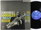 Cannonball Adderley - Things Are Getting Better LP - Riverside Mono DG VG+