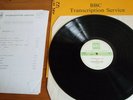 BBC transcription disc - Magazine units 722 - 'pop'