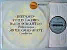 Beethoven Triple Concerto Knushevitzky Oborin Oistrakh Sargent SBO 2753 B/S NM