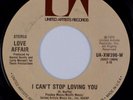 LOVE AFFAIR: I Can’t Stop Loving You UA Northern Soul 70s Rare 45 NM- HEAR