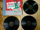 BING CROSBY Christmas Greetings Album 3x 10