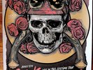 GUNS N' ROSES NITL TOUR POSTER 8-8-17 MIAMI FL- AEROSMITH, SLASH, ROLLING STONES