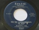 NICKIE LEE - The Ten Commandments Of Man / Late Shadows 45 DADE Prince Buster