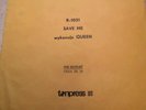 Queen - Save Me - Flexi-disc - 7
