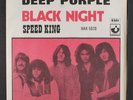 DEEP PURPLE: Black Night / Speed King 45 (Norway, PS, center intact, sm surfsc