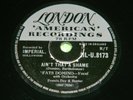 FATS DOMINO : Ain't that a shame - Original 1955 UK London HLU8173 78rpm 198