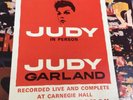 JUDY GARLAND JUDY AT CARNEGIE HALL LIVE 2X VINYL LP 1961 CAPITOL RECORDS MONO Un
