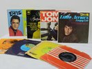 9x Singles Vinyl Records 45 RPM Glen Campbell Simon Garfunkel Tom Jones #129