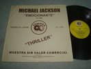 MICHAEL JACKSON thriller IEMPSA TEST SAMPLE RECORD for CBS Peru 1982 (not promo)