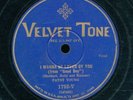 78tk-female vocal-VELVET TONE 1792-Patsy Young (Annette Hanshaw)