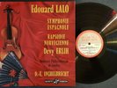 LP Devy Erlih plays Edouard Lalo Original French Ducretet Thomson Ex- RARE