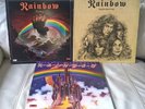 Rainbow 3x Vinyl LP Bundle Ritchie Blackmore's Rising Long Live Rock Roll Albums