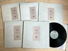 EDWIN FISCHER Well-tempered Clavier BACH French PATHE 5LP Set COLH 46-50 MINT