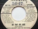 Boyd Bennett And His Rockets 45 Hit That Jive Jack PROMO King Lbl