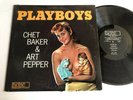 Chet Baker & Art Pepper LP Playboys RARE CHEESECAKE Cover ORIG
