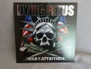 Dying Fetus ?– War Of Attrition (white/ blue vinyl, 2007, sticker)