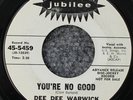 Dee Dee Warwick On Jubilee   You're No Good   Northern Soul 45 PROMO