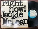 JACKIE McLEAN RIGHT NOW BLUE NOTE GXK 8086 STEREO JAPAN VINYL LP