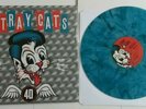 The Stray Cats 40 Ltd of 500 0n blue marble vinyl with beer mat and stickers