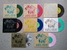 King kurt zulu beat, coloured singles 8 in total,  Psychobilly