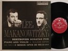 PAUL MAKANOWITZKY Beethoven Violin Piano Sonatas 1,2 VANGUARD LP VRS 1039
