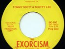 Hear - Rare Halloween Novelty 45 - Tommy Scott & Scotty Lee-  The Exorcism - M-