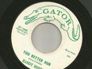 ROCKABILLY  GARAGE- RANDY HOBBS- YOU BETTER RUN - HEAR -1960 GATOR