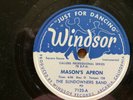 Square Dance Mason's Apron The Sundowners Band Windsor Records Arcadia CA 78 RPM