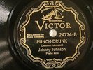 JAZZ JOHNNY JOHNSON PIANO Punch-Drunk / Bubbles VICTOR 24774 EE+