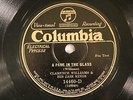 JAZZ CLARENCE WILLIAMS & HIS JAZZ KINGS A Pane In The Glass COLUMBIA 14460