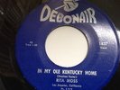 RITA MOSS - IN MY OLE KENTUCKY HOME / I SHOULD KNOW - DEBONAIR 1837. VG+