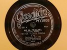 HECTOR FLORES OZUNA / ME LA PAGARAS / MI ANHELO / 78 RPM RECORD