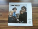 U2 October - vintage vinyl record LP - Irish rock 1981 Island records