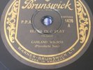 78 RPM- GARLAND WILSON- Blues in C flat -Get up, Bessie- BRUNSWICK 1476-UK PRESS