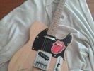 ROLLING STONES autogram KEITH télécaster PAINT IT BLACK signed live MICK JAGGER