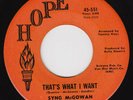 SYNG McGOWAN That's What I Want RARE orig M- US 45 northern soul STOMPER  HEAR