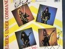 STRYPER SIGNED SOLDIERS UNDER COMMAND LP X4 WHITE VINYL MICHAEL SWEET OZ FOX
