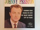 JOHNNY PRESTON: Running Bear/Cradle Of Love With Hard Cover Sleeve RARE