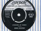 ROCK'N'ROLL-EDDIE COCHRAN-STOCKINS 'N'SHOES/UNDYING LOVE-UK LONDON