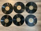 Six 12 Inch 16 2/3 rpm Seeburg Music Library Background Records