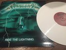 METALLICA RIDE THE LIGHTNING ON WHITE VINYL 12